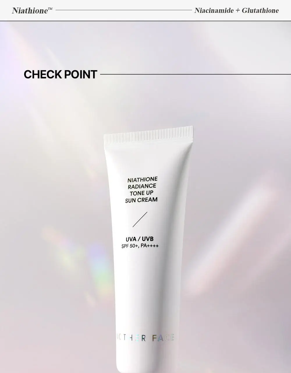 [파데프리&생기톤업] 어나더페이스 나이아치온 빛 톤업 선크림 50ml 상세페이지 3